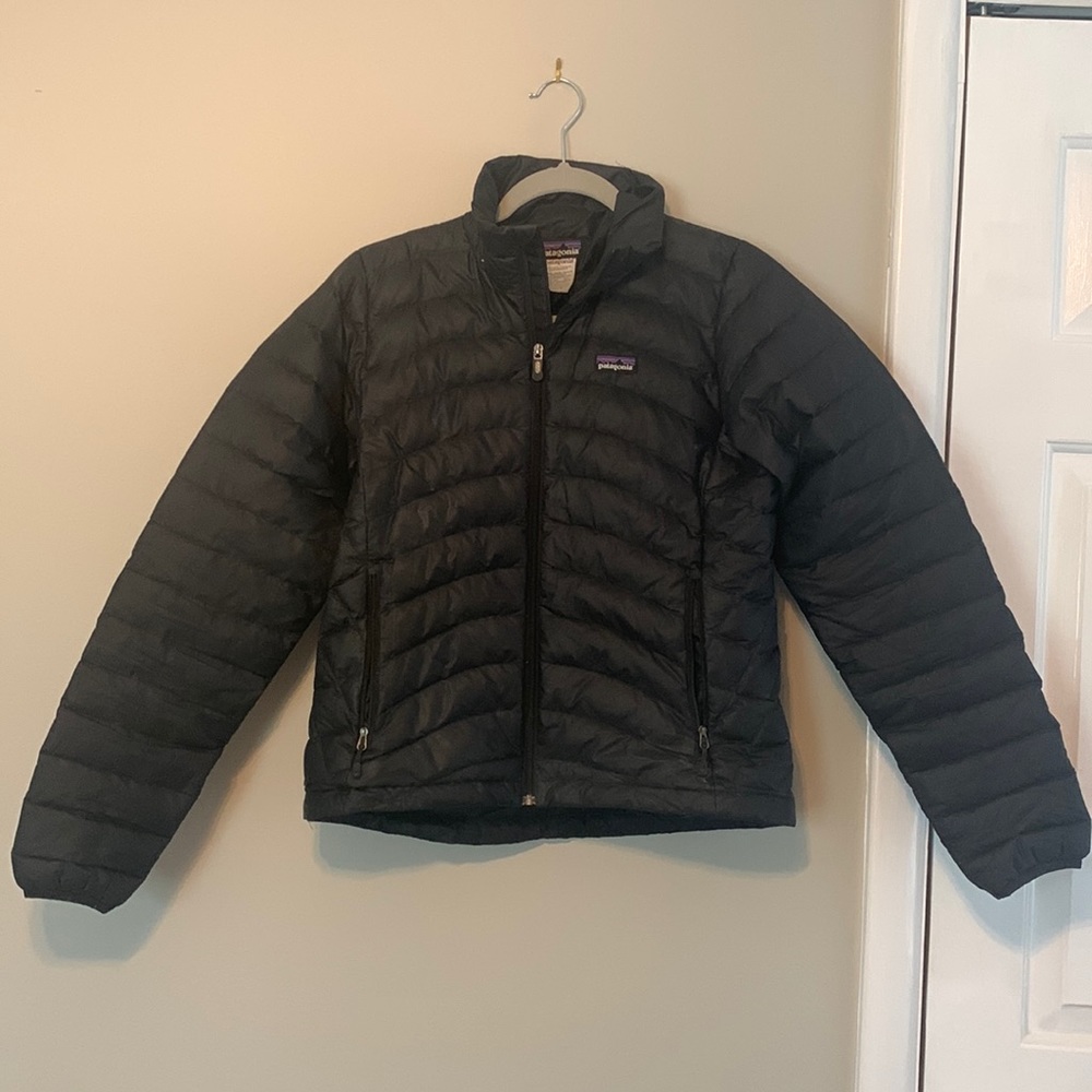 Patagonia Black Down Jacket No Hood